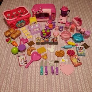 minnie mouse play food set
